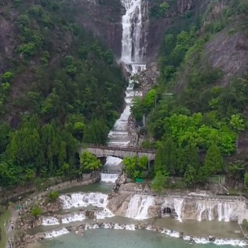 天台山大瀑布
