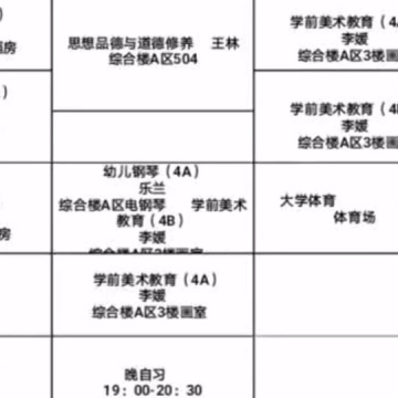 学前教育专业