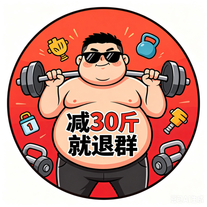 瘦30 斤即刻退群打卡减肥搭子减脂营 群聊头像