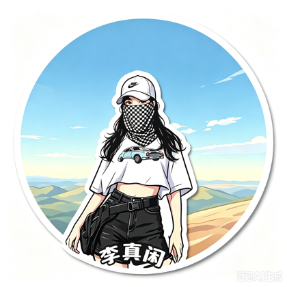 李真闲同款汽车改装配件 群聊头像
