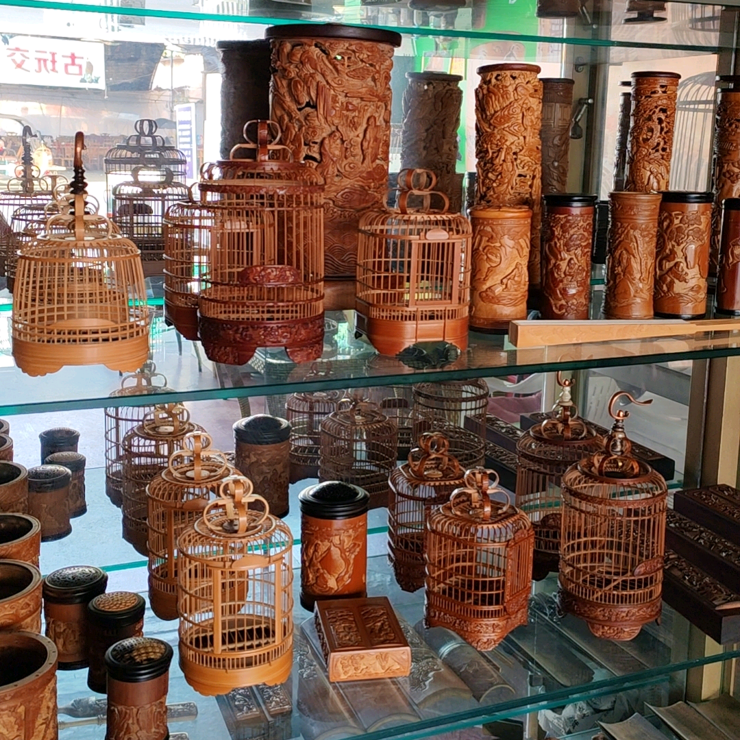 鸟笼鸟具，川派竹雕手工艺群 群聊头像