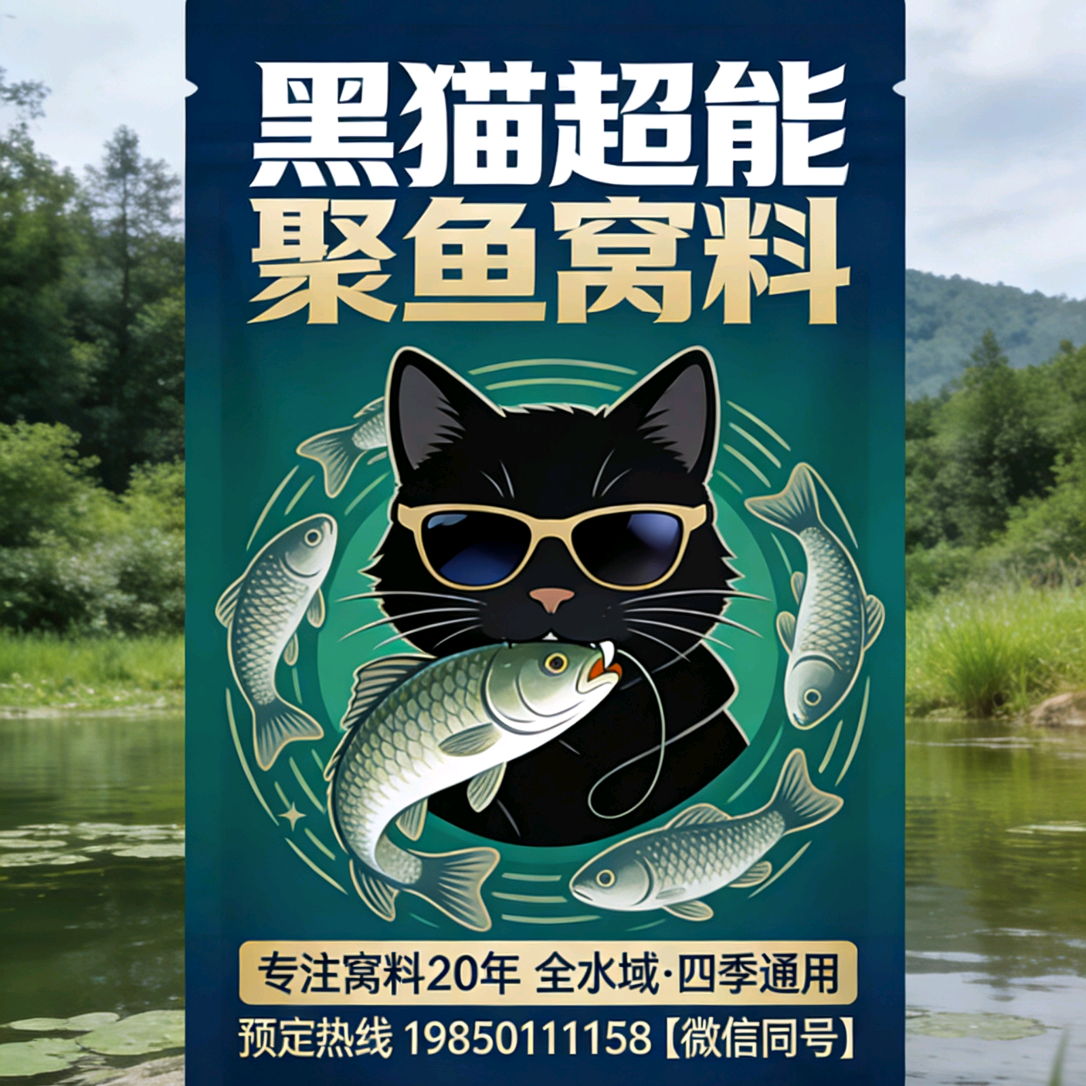黑猫野钓VIP群 群聊头像